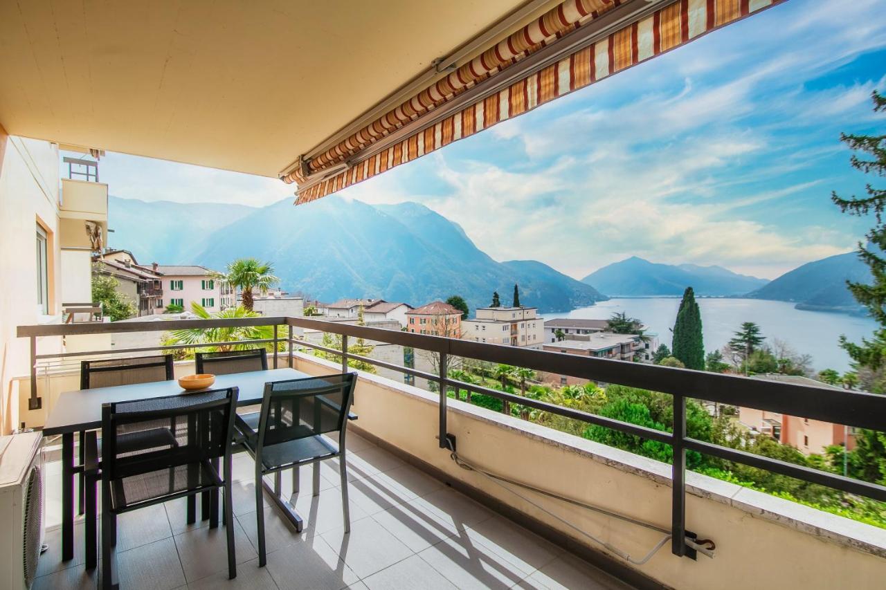 لوغانو Goccia Di Lago Lake View المظهر الخارجي الصورة